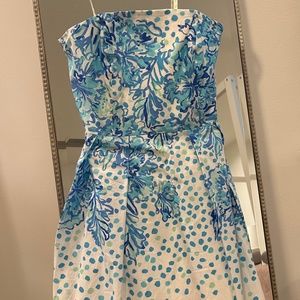 Strapless Lily Pulitzer Dress Size 4